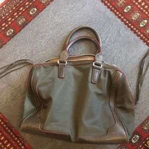 MZ Wallace green tassel bag